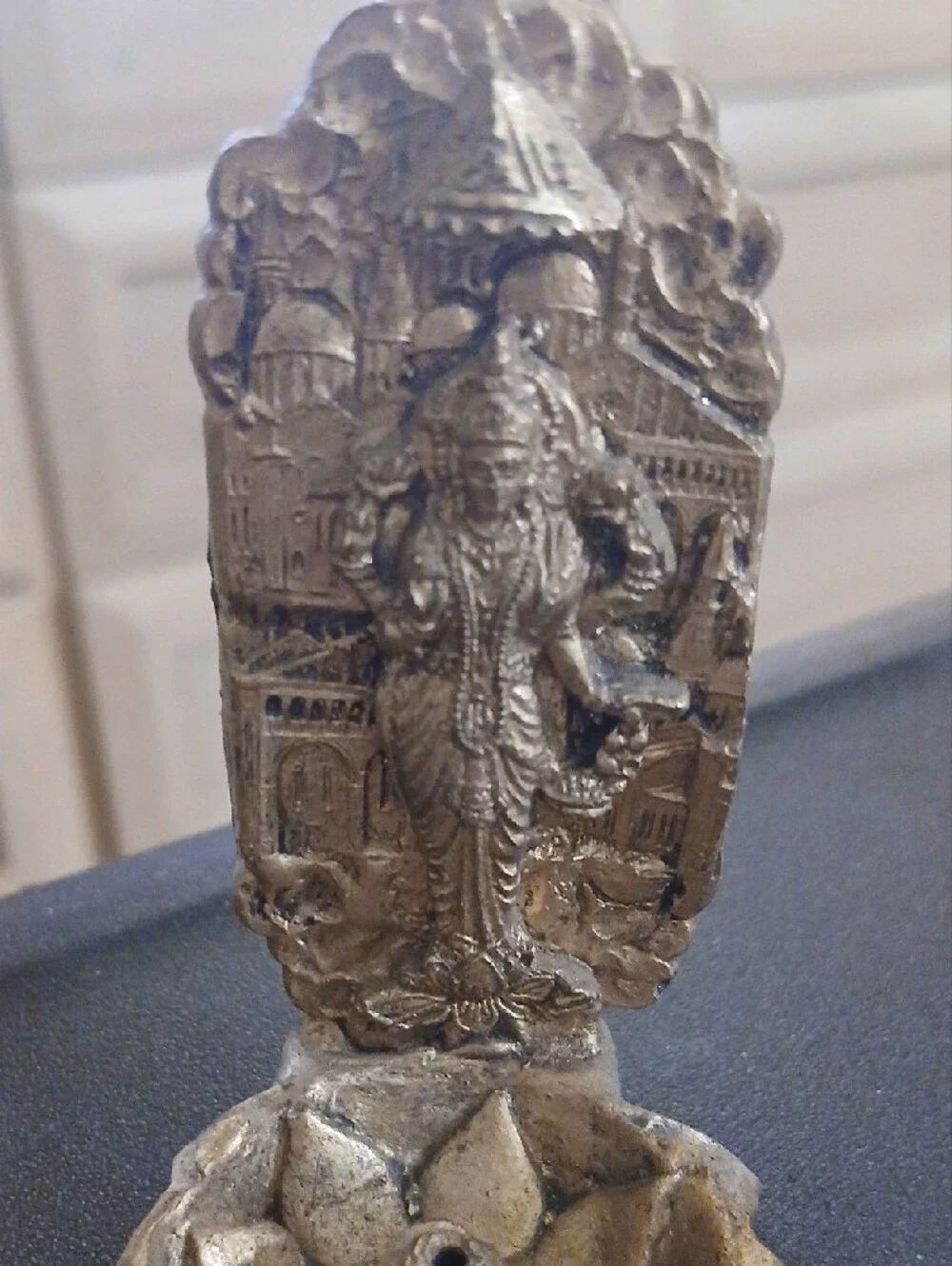 Resine Lakshmi Diya Incense Holder.